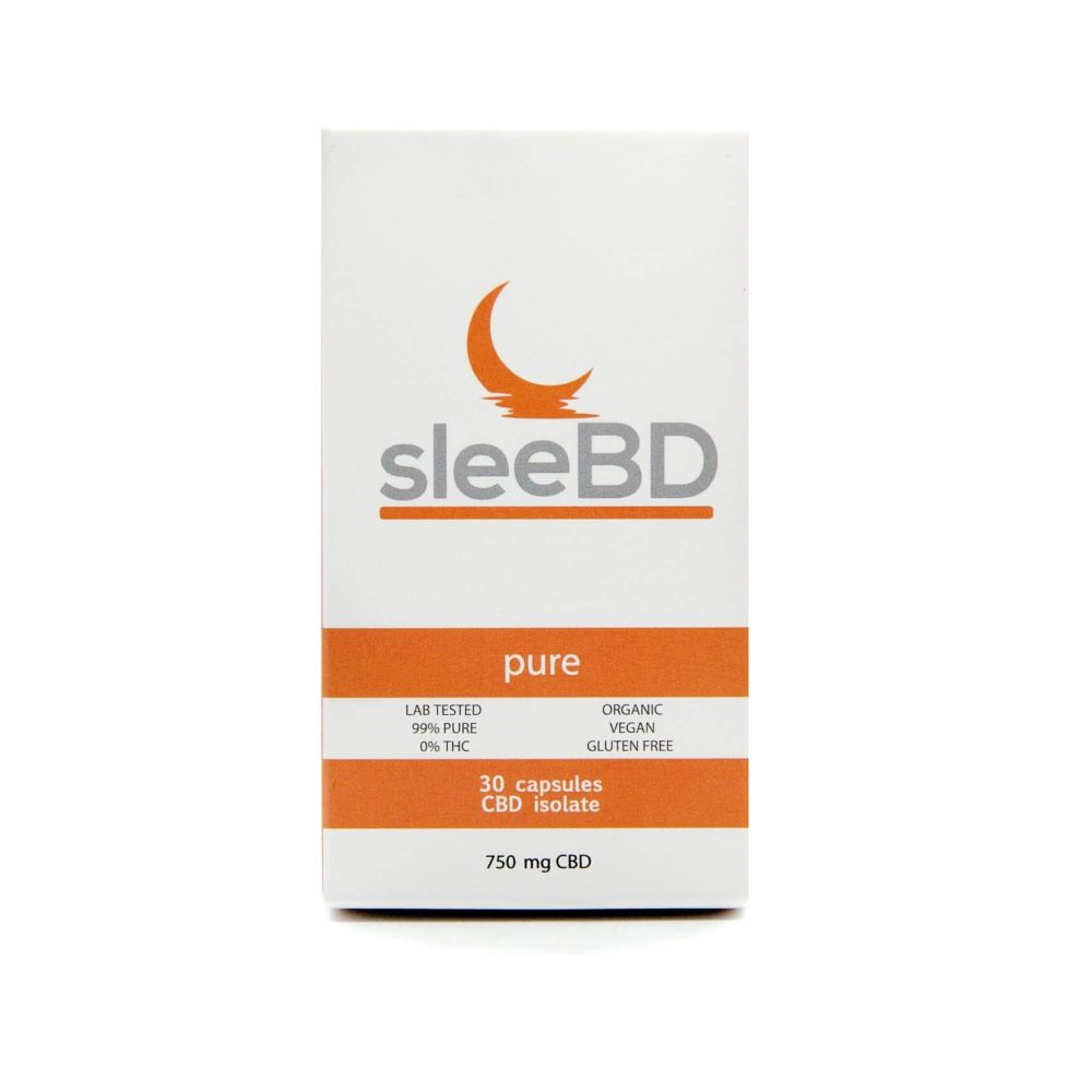SleeBD – Pure Capsules (100% CBD Isolate)