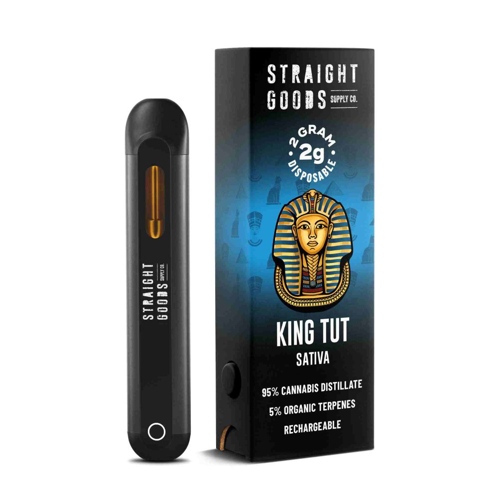 Straight Goods 2 GRAM Disposables – King Tut (Sativa)