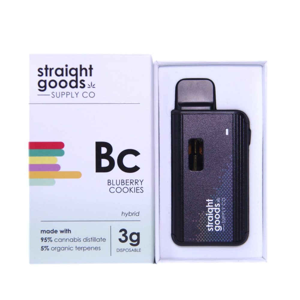 Straight Goods Supply Co. – Blueberry Cookies (3 Gram Hybrid)