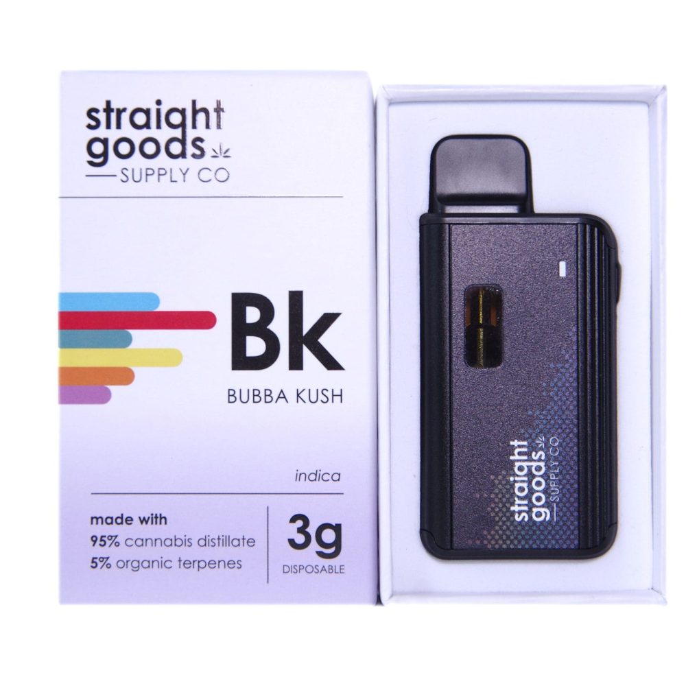 Straight Goods Supply Co. – Bubba Kush (3 Gram Indica)