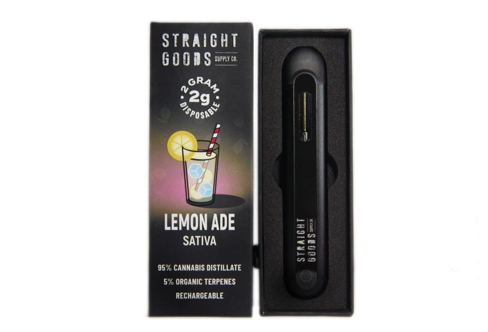 Straight Goods 2 GRAM Disposables – LemoNade (Sativa)