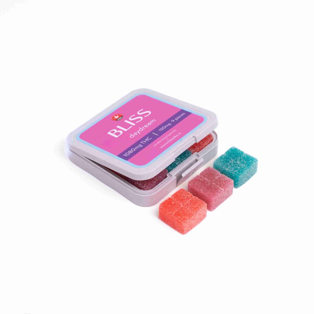 (1080mg THC) Bliss Edibles – Daydream Gummies