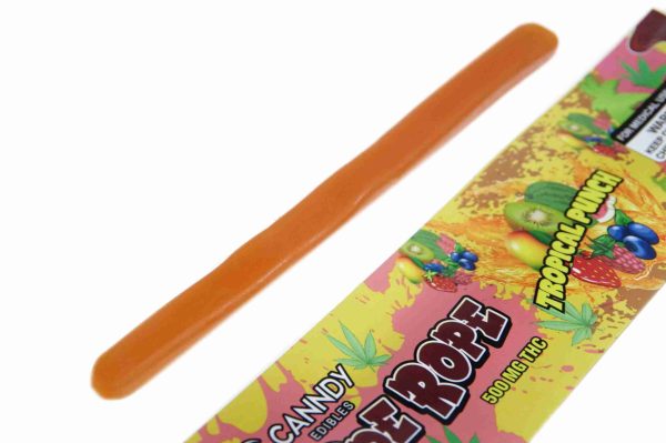 Canndy Edibles – (500mg THC) Dope Rope Tropical Punch - Image 2