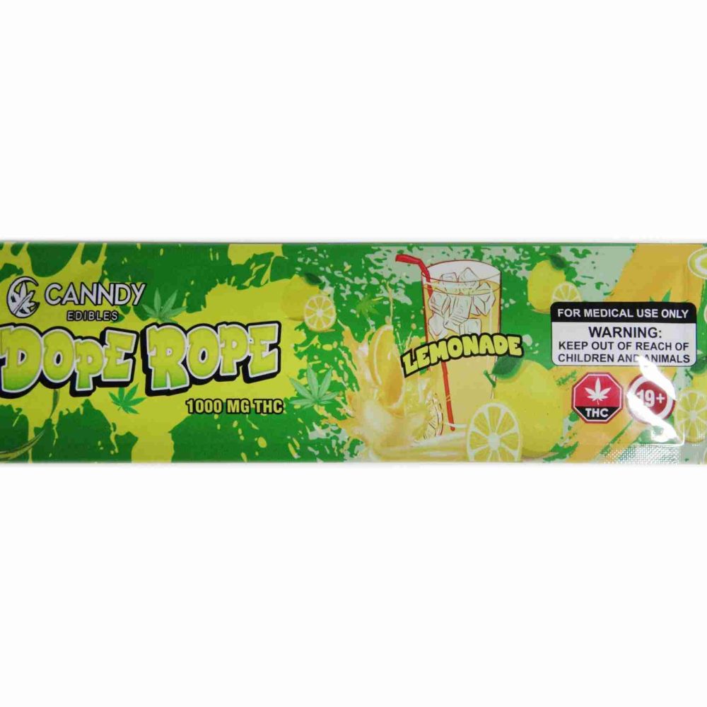 Canndy Edibles – (1000mg THC) Dope Rope Lemonade
