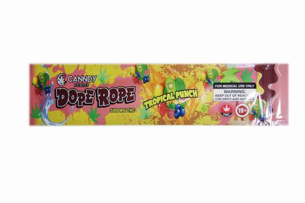 Canndy Edibles – (500mg THC) Dope Rope Tropical Punch