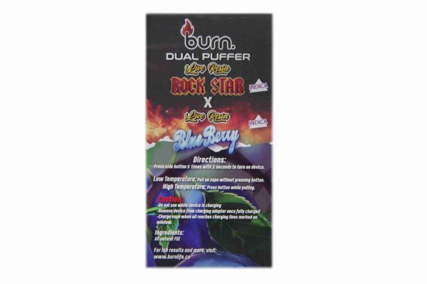 * New * Burn Duel 2 Gram Puffer – Live Resin Rockstar x Live Resin Death Bubba (2 Grams + 2 Gram) - Image 2