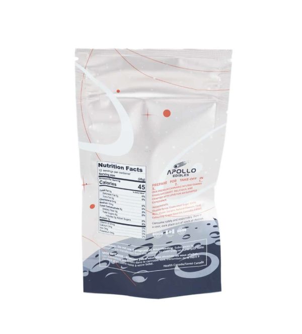 * New * Apollo Edibles – Sour Peach Shooting Stars 3000mg THC Indica - Image 3