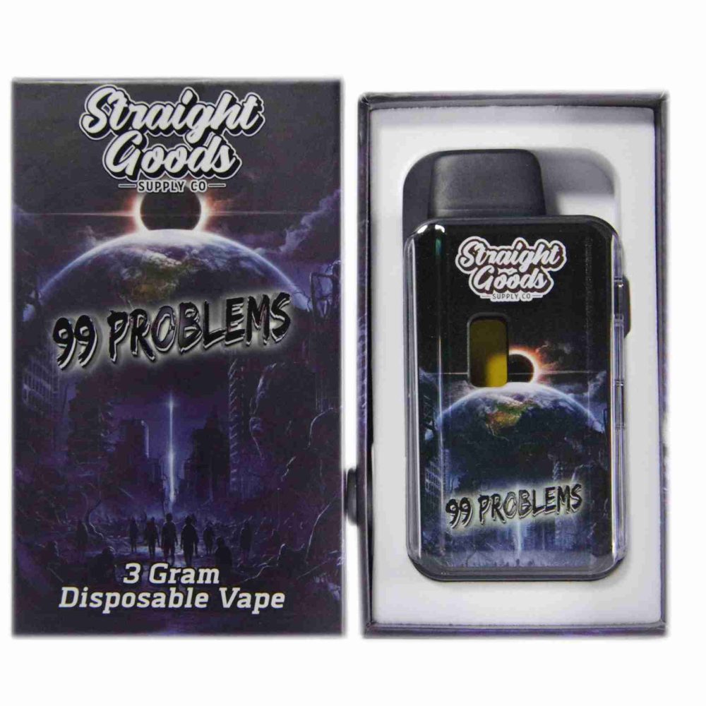 (New) Straight Goods Supply Co. – 99 Problems (Sativa Dominant Hybrid) (3 Gram)
