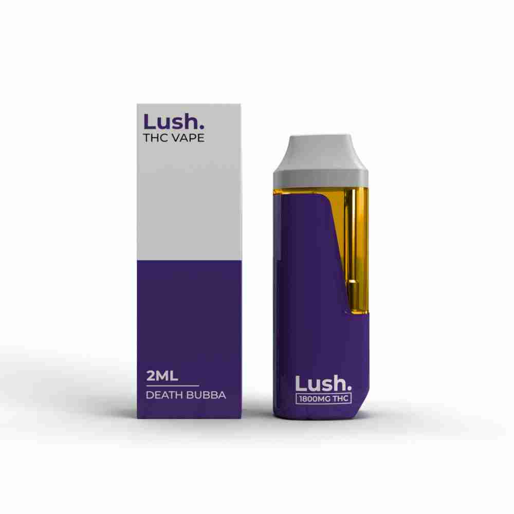 LUSH 2ML Disposable Vape – Death Bubba (Indica)