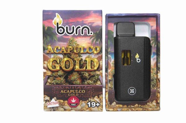 This is an image of Sativa Vape Disposable Acapulco Gold (3 Gram)