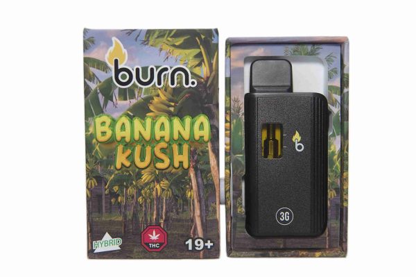 This is an image of Hybrid Vape Burn Disposable - Banana Kush