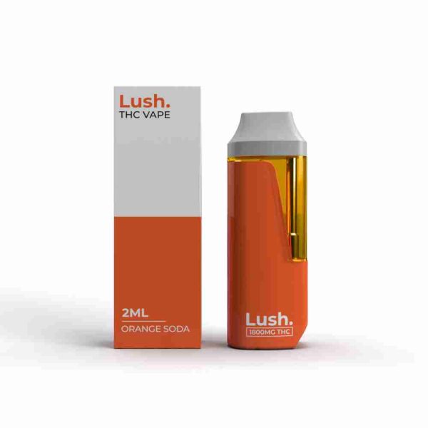 LUSH 2ML Disposable Vape – Tangerine Haze (Sativa)