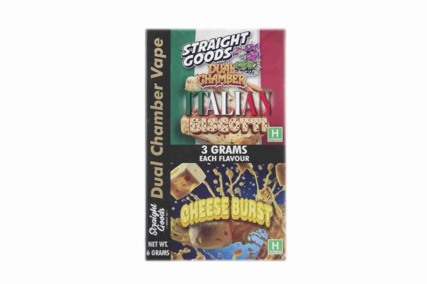 * New * Straight Goods Dual Chamber Vape – Italian Biscotti + Cheese Burst (3 Grams + 3 Grams) - Image 2