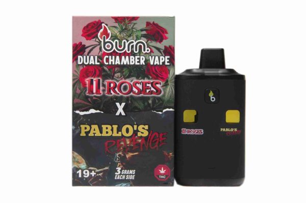 6 Gram Dual Chamber Burn Disposable Vape – 11 Roses + Pablo’s Revenge (3+3 Gram)