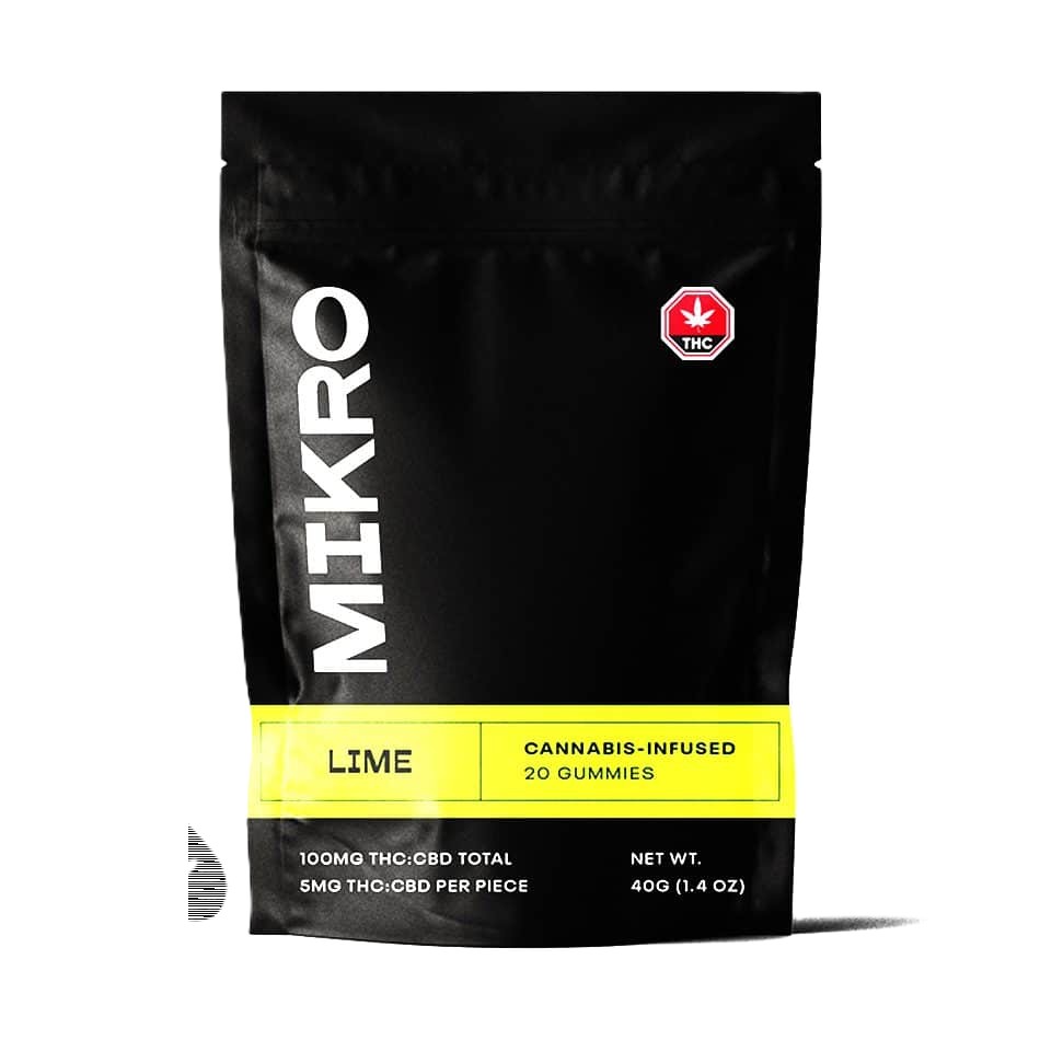 Mikro – Lime 1:1 Gummies 100mg