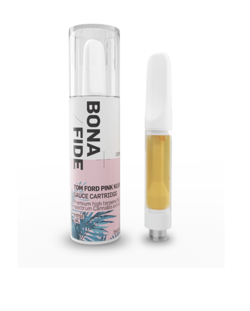 Bonafide – Indica Sauce Cartridge (Tom Ford Pink Kush)