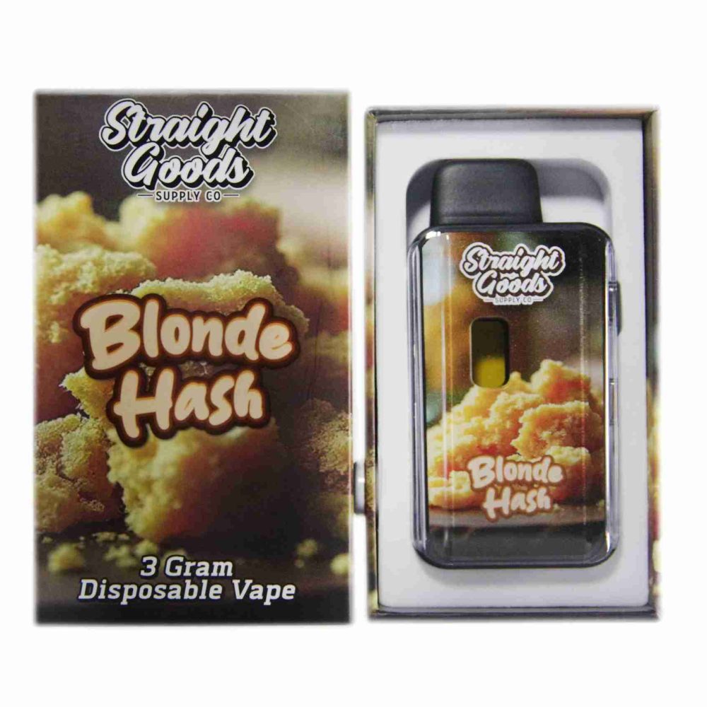 (New) Straight Goods Supply Co. – Blonde Hash (Indica) (3 Gram)