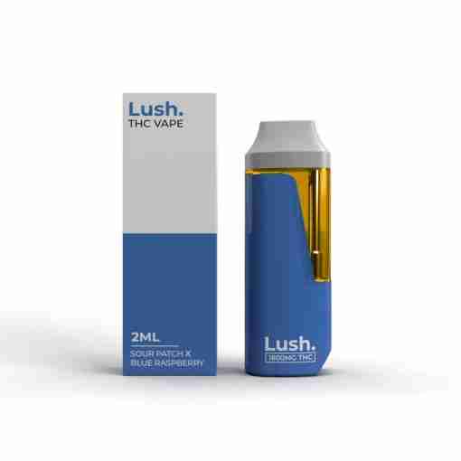 LUSH 2ML Disposable Vape – Sour Patch X Blue Raspberry (Hybrid)