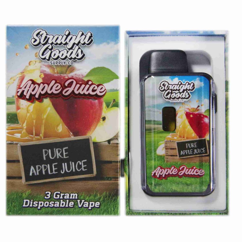 (New) Straight Goods Supply Co. – Apple Juice (Indica Dominant Hybrid) (3 Gram)