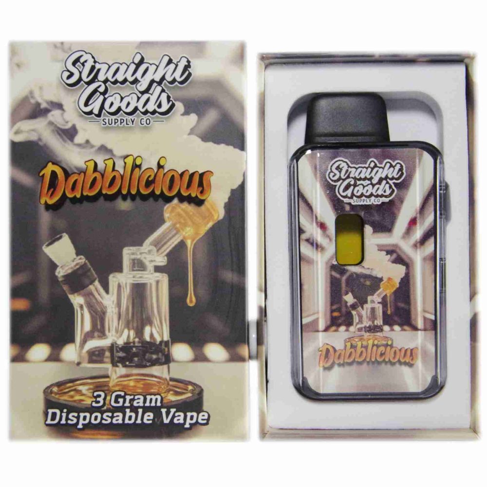 (New) Straight Goods Supply Co. – Dabbalicious (Indica) (3 Gram)