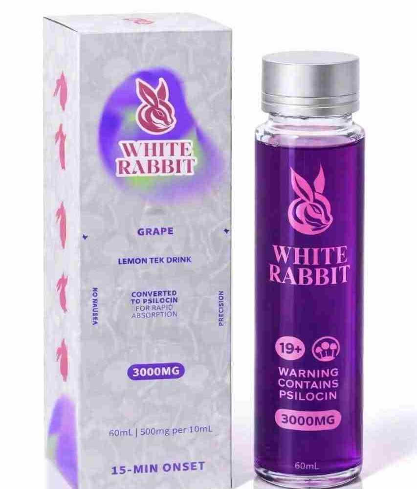 White Rabbit Mushroom Drink – Grape 3000mg (60ml)