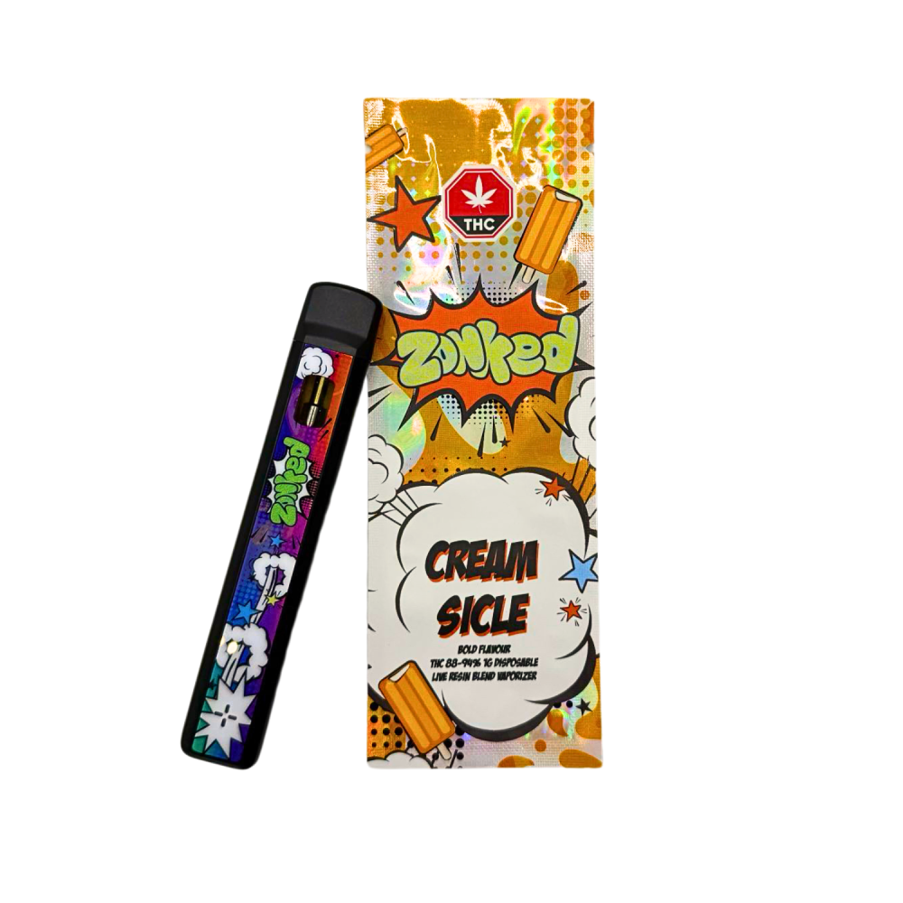 Zonked All-in-One Live Resin Disposable – Creamsicle (Live Resin Blend) (1g)